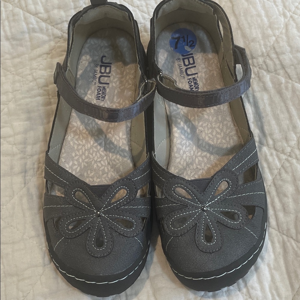 JBU women Charcoal Mary Jane  Shoes size 7.5